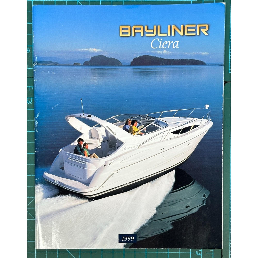 1999 Bayliner Ciera Boat Sales Brochure 3055 Sunbridge 2858 Command Bridge